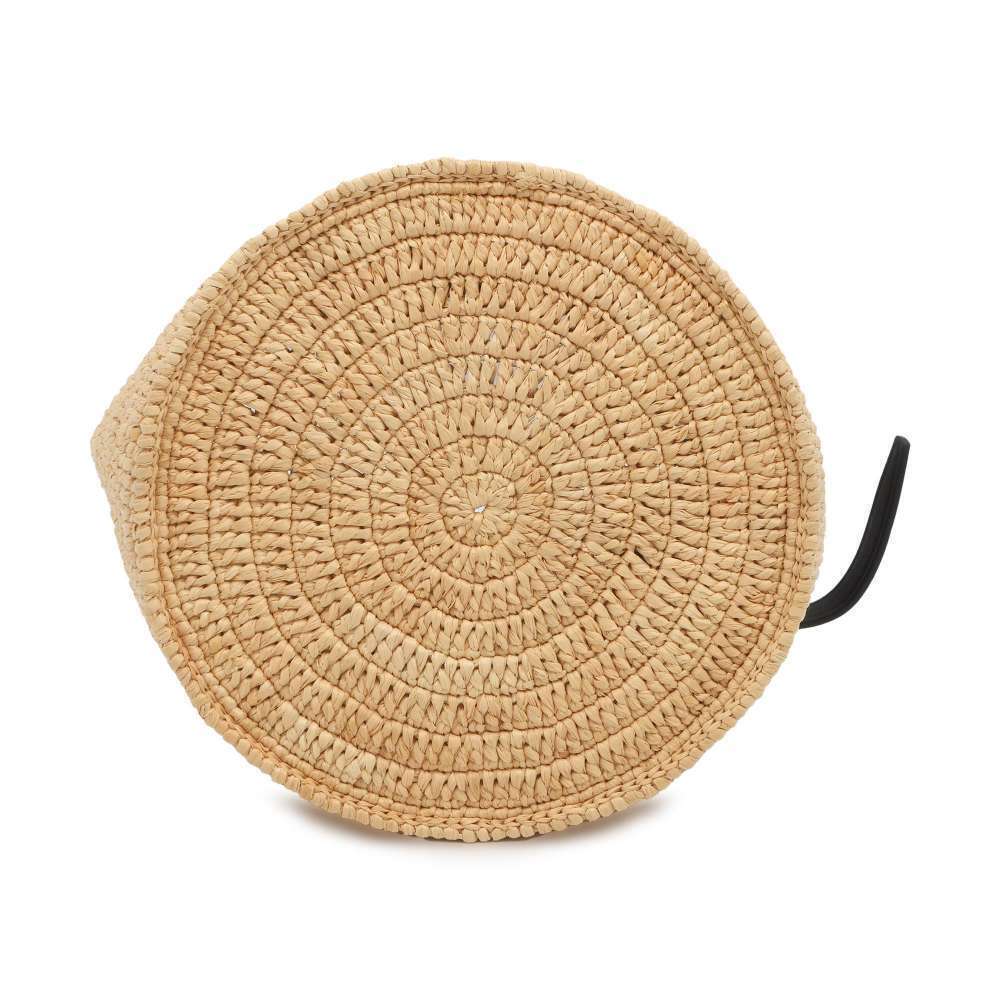 Celine handbag bag bucket raffia shoulder black basket - Picture 3 of 8